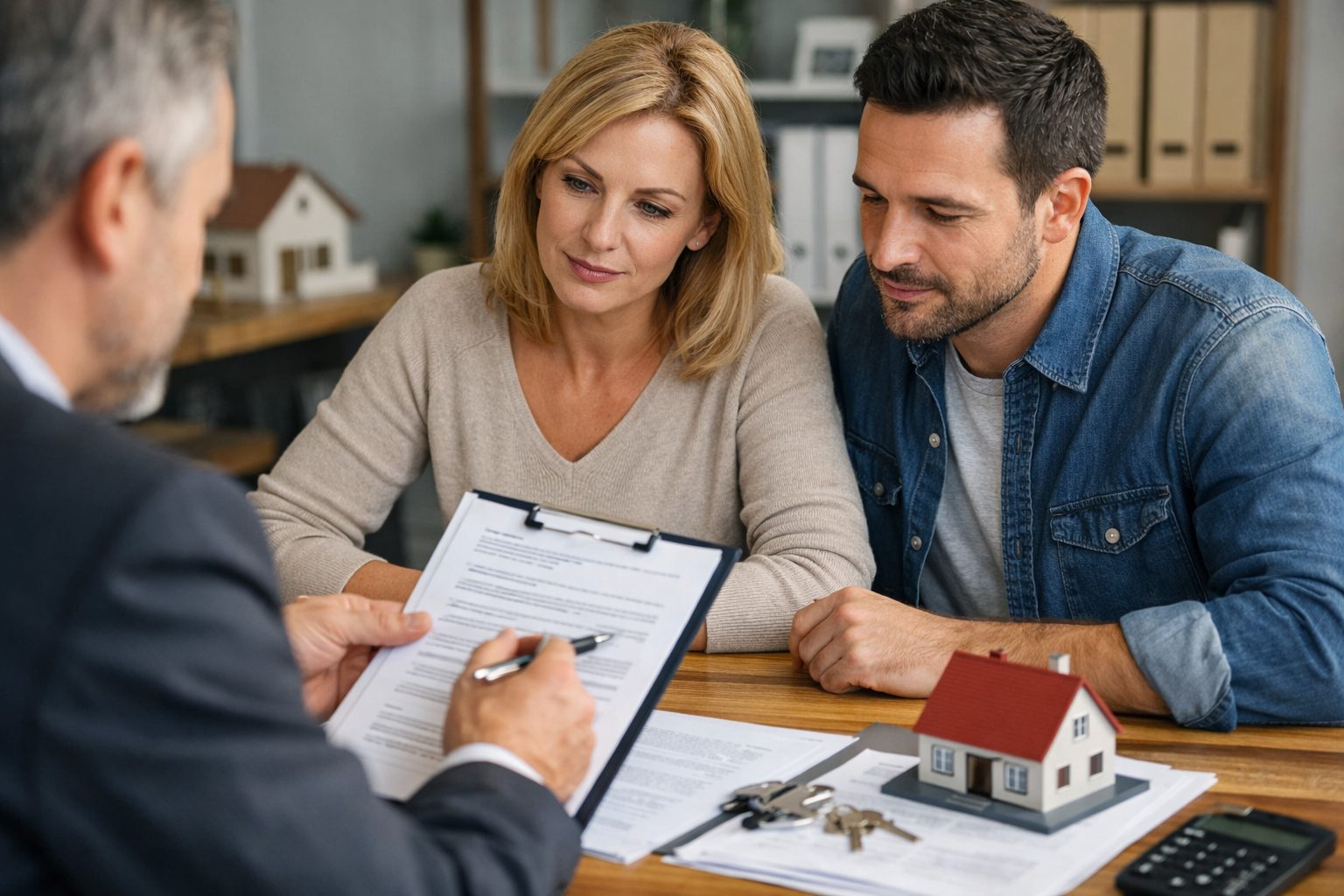 Notaire accompagnant des copropriétaires en indivision lors des démarches de vente d’un bien immobilier