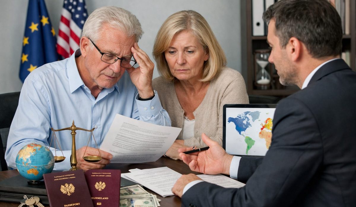 Consultation juridique sur une succession internationale avec héritiers, documents successoraux et enjeux transfrontaliers