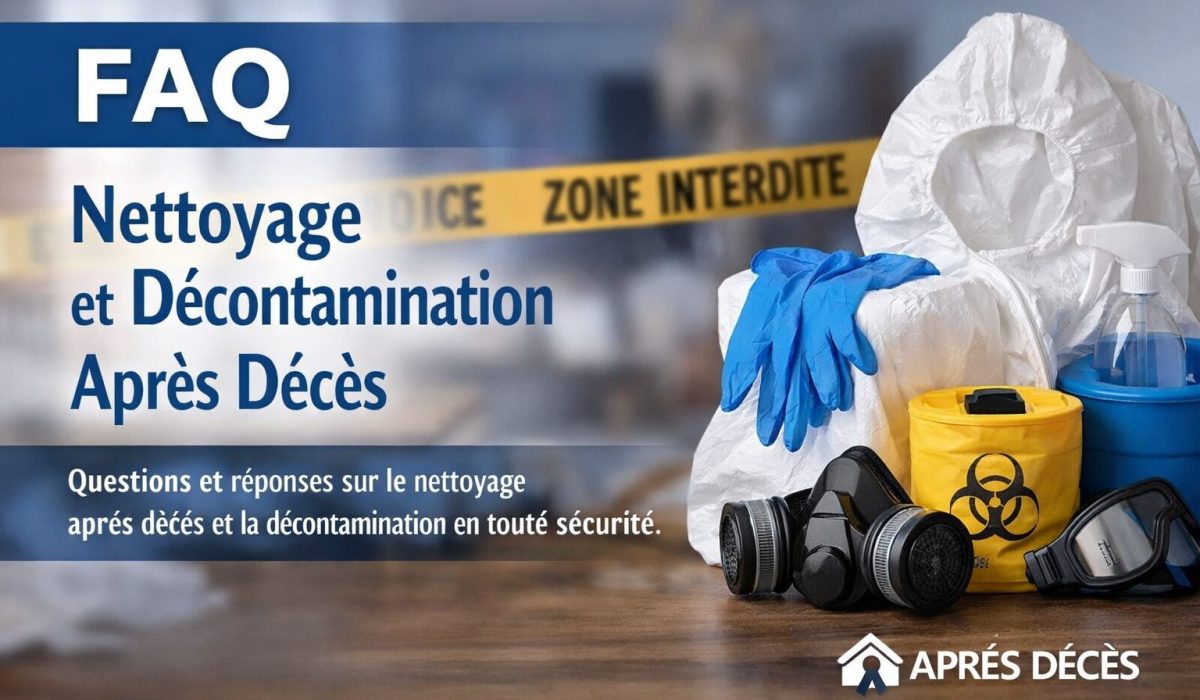 FAQ nettoyage après décès et décontamination
