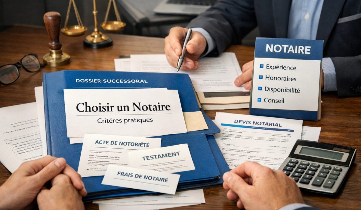 Rendez-vous avec un notaire pour choisir un accompagnement efficace dans un dossier de succession